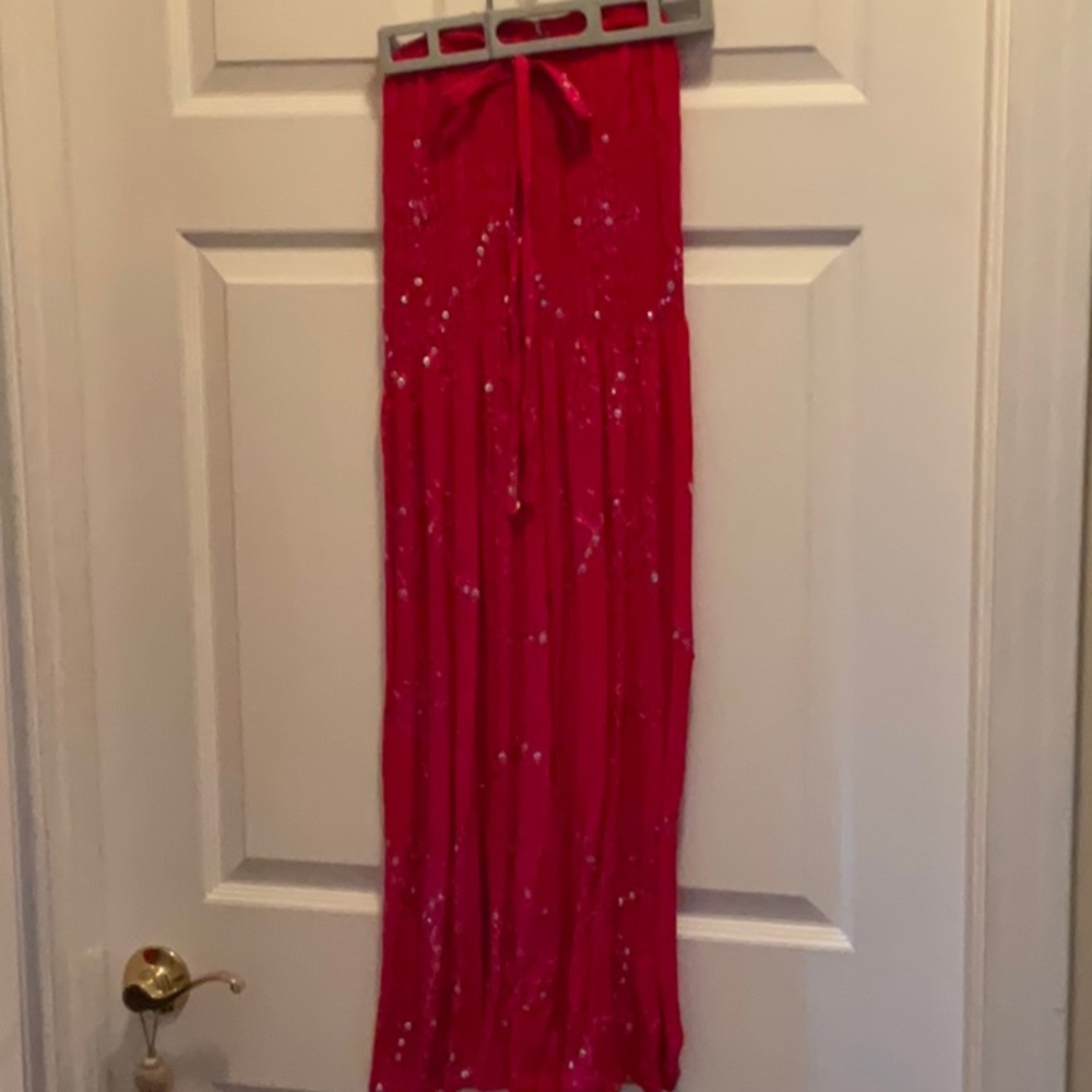 Pink Sequin Summer dress